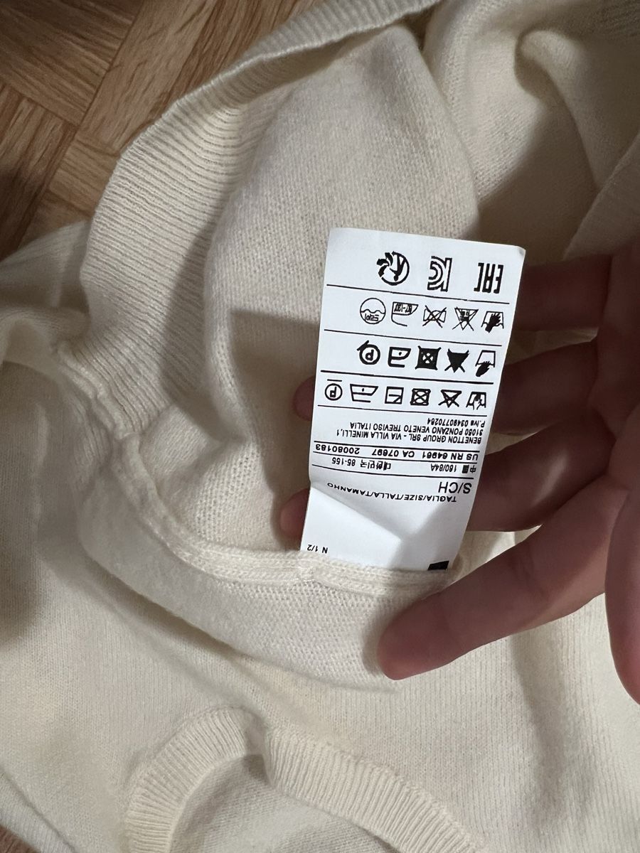 Benetton Maglioni & Felpe: Merinopullover Benetton| cremeweis| Gr.S|  – Usato da Hinterkappelen venduto da _G-G_ 5