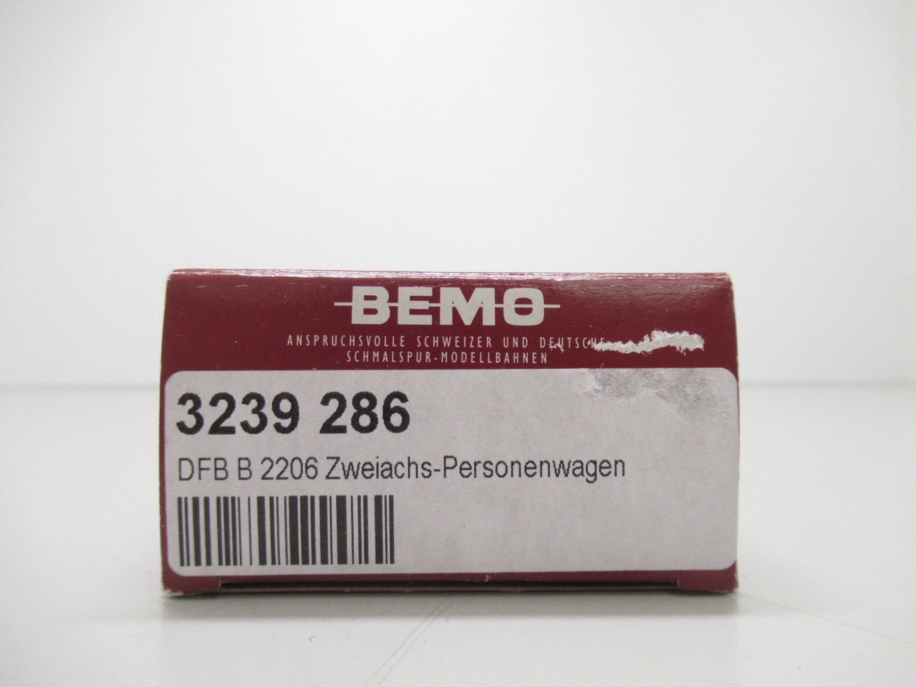 Bemo Modellini di ferrovie: Bemo 2339 286 Zweiachser 2. Klasse der DFB DC/GS H0m – Usato da Basel venduto da mhmarken 6