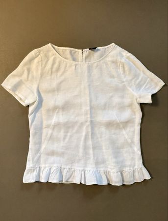 Leinenbluse S.Oliver Gr. 34/XS weiss