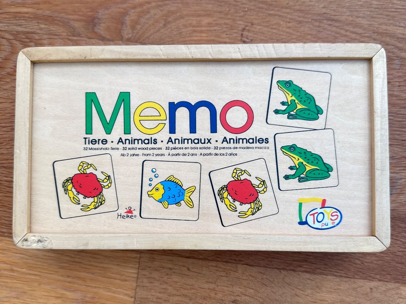 Giochi: Tier Memory Spiel aus Holz – Usato da Basel venduto da pahn