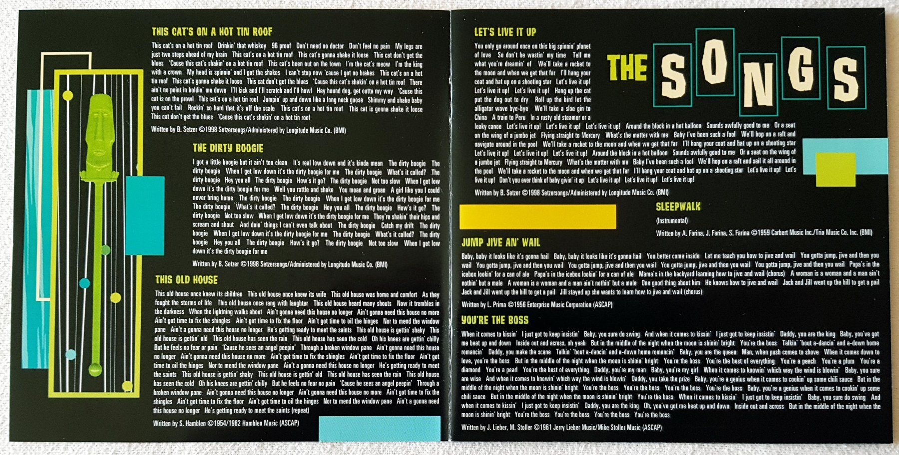 CD: The Brian Setzer Orchestra - The Dirty Boogie - CD - 1998 – Usato da Uster venduto da Zardodel 5
