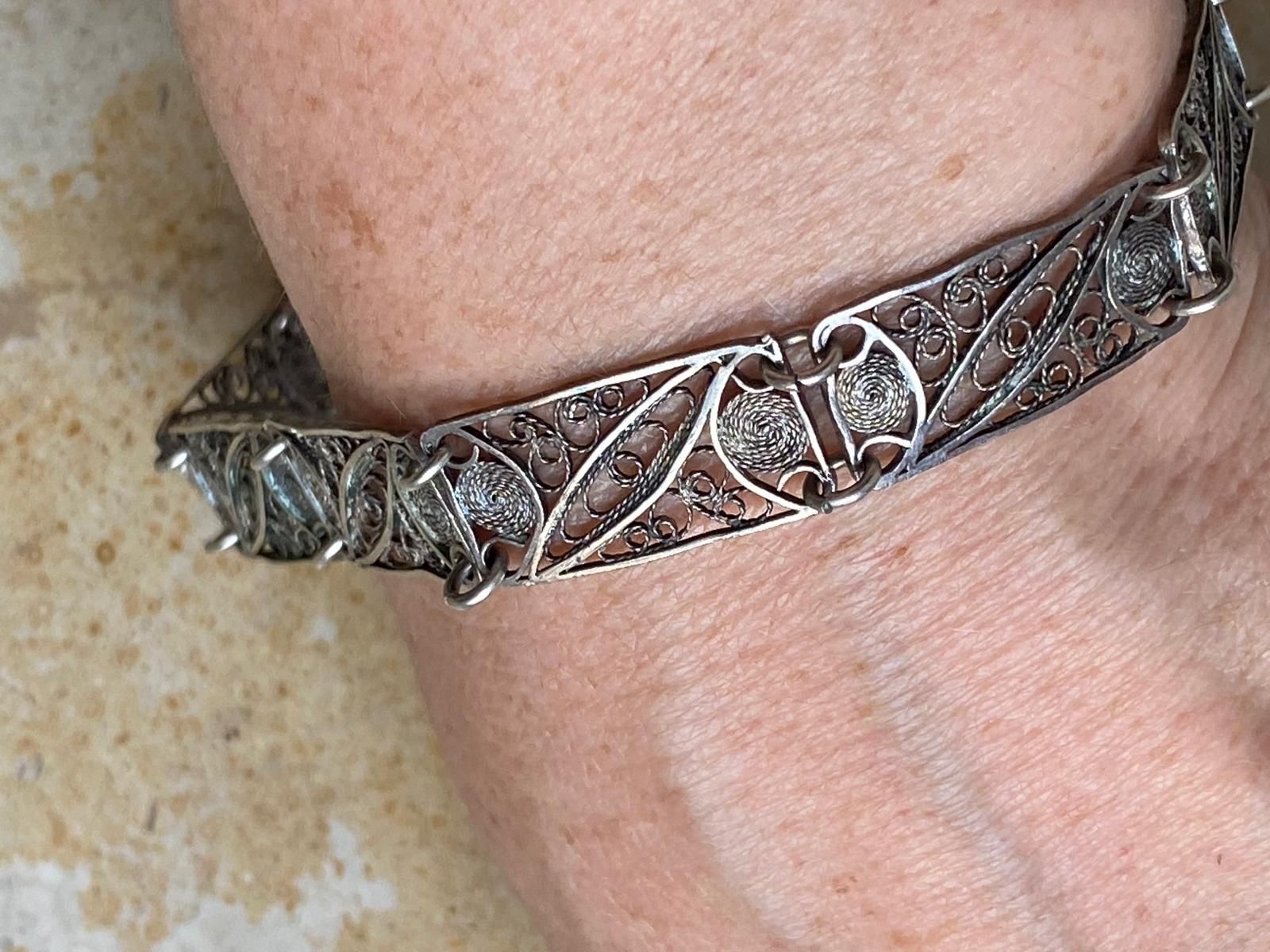 Bracciali & Braccialetti: Vintage Kette, Silber Double, Trachtenarmband – Usato da Dittingen venduto da Bijoubelle 6