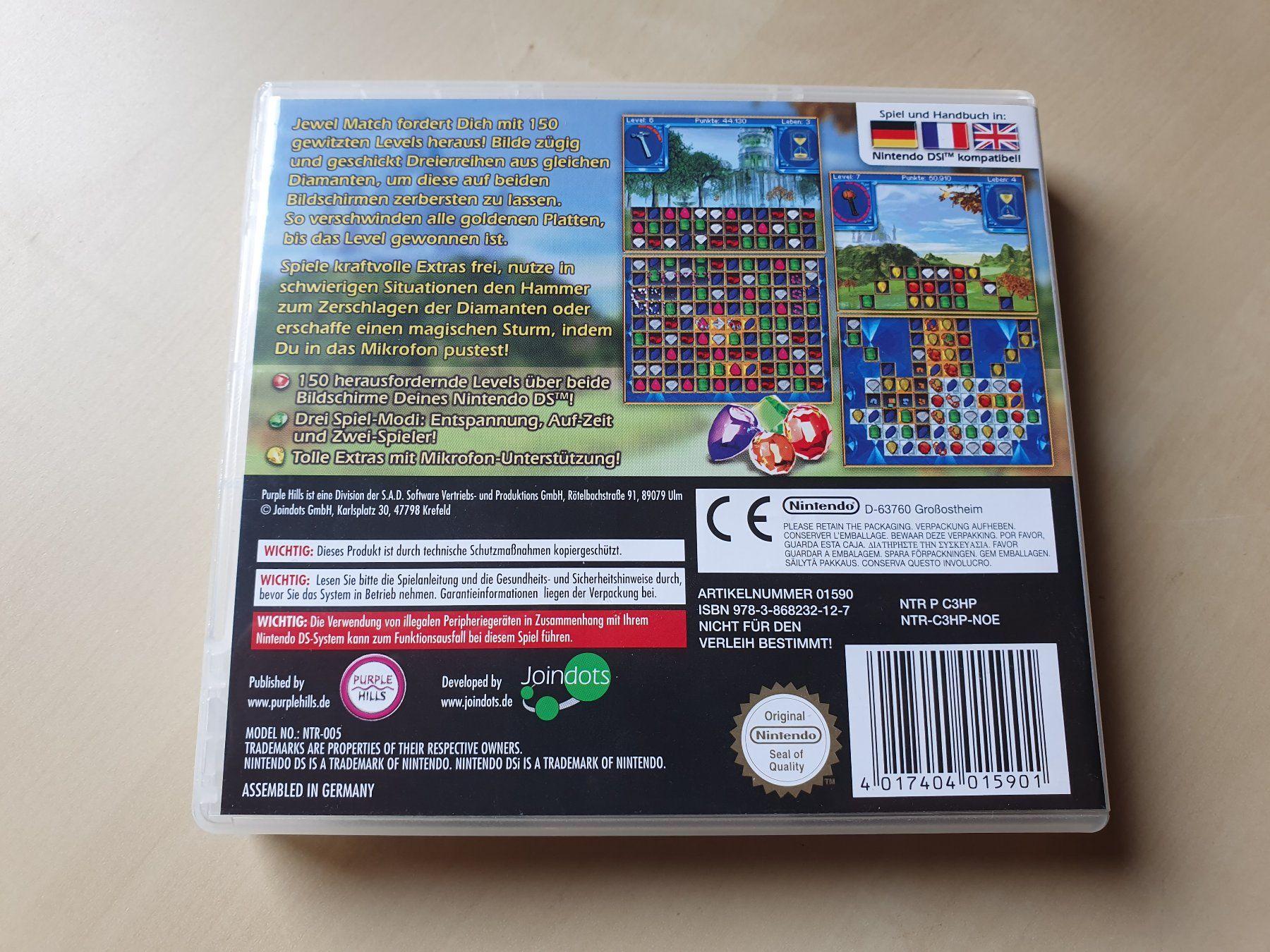 Nintendo Jeux: Jewel Match – D'occasion à Stansstad par collectorsshop 1