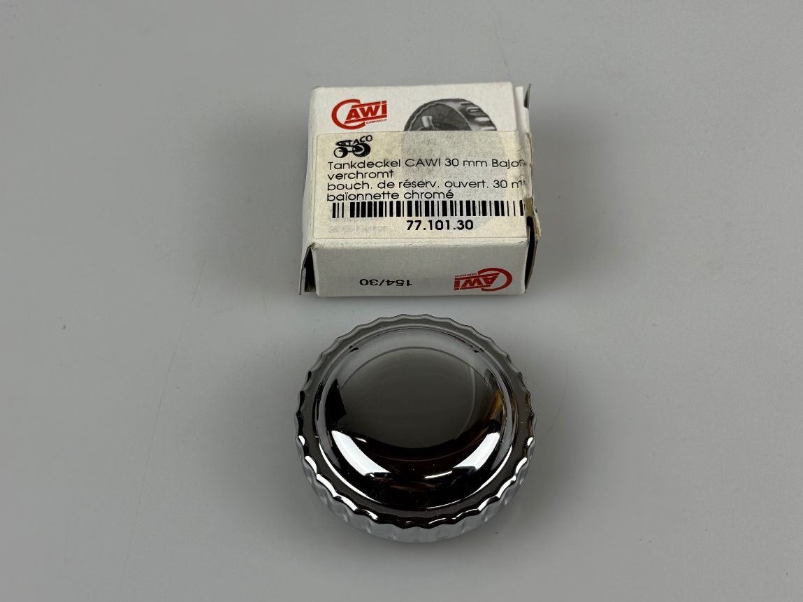 Puch Sonstiges Fahrzeugzubehör: Cawi Tankdeckel 30mm NOS – Neu und originalverpackt aus Hallau von mofaplus