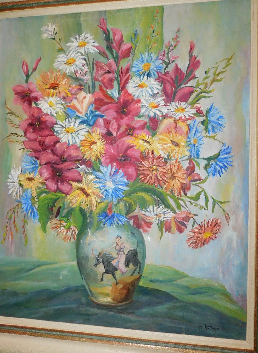 Dipinti: Kunst Kunst - Stillleben v Hollinger Ölbild – Usato da Sursee venduto da 76 4