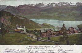 Rigi-Kaltbad  und  die  Alpen.