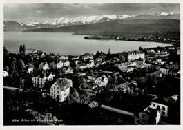 608 a ARBON mit Vorarlberger Alpen TG gel 1941!