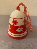 Weihnachtsglocke Porzellan Rentiere Glocke Weihnachten