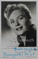 Margrit Aust (1921-2014) Schauspielerin - Autogramm