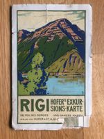Hofer's Exkursionskarte: Rigi 1930