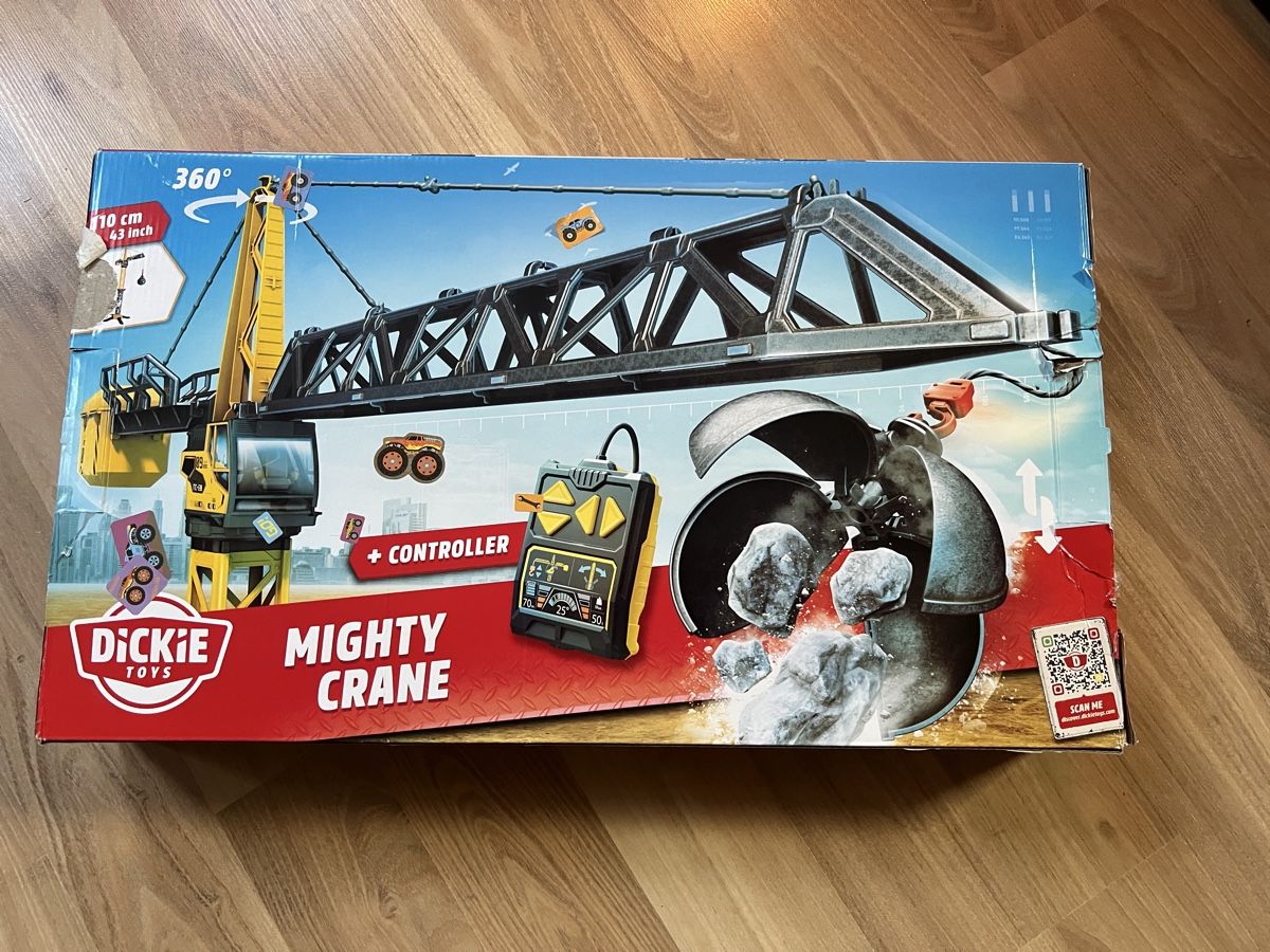 Dickie Toys Giocattoli: Spielkran Dickie Mighty Crane – Usato da Tenniken venduto da wueeey456