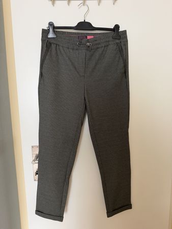 CECIL Stoffhose mit Muster in Grau Grösse M guter Zustand