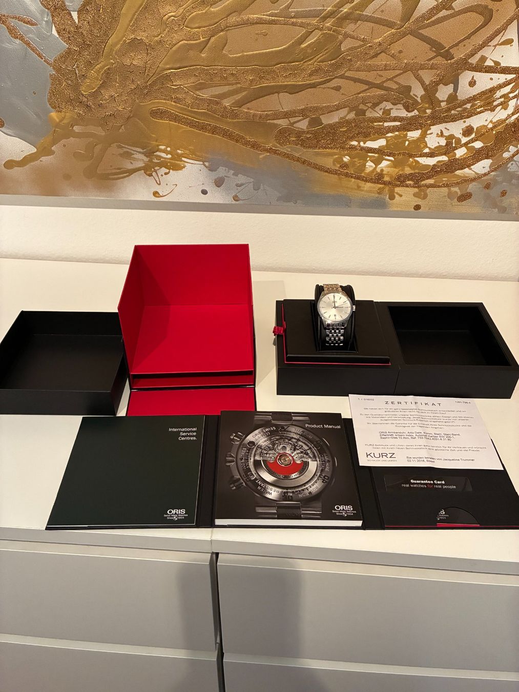 Oris Uhren: ORIS Artix Date 42mm Full Set – Gebraucht aus Ettingen von PunBoo781 3