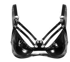 NEUER mega toller Lack - BH schwarz für Gr. XS & S - 223066
