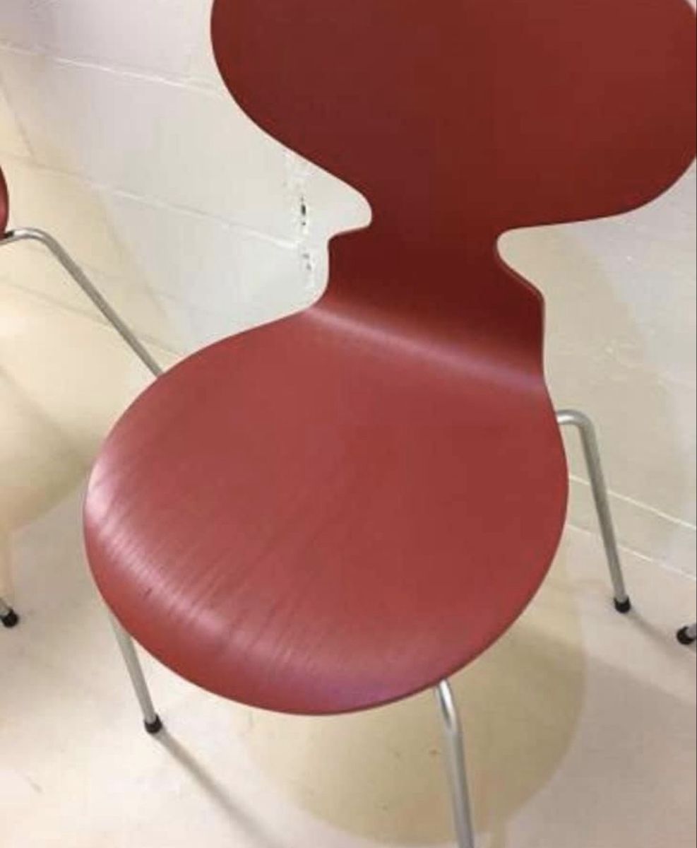 Fritz Hansen Sedie: 4 Arne Jacobsen Ameise Stühle – Usato da Basel venduto da cinma 2