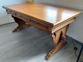 Antiker Schreibtisch Massivholz