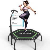 Fitness Trampolin 122/130 cm bis 250 kg mit T-Griff