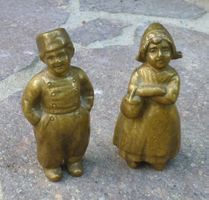 Sammlerobjekt ++ Lot ++ 2 Stück Massivbronze Figuren