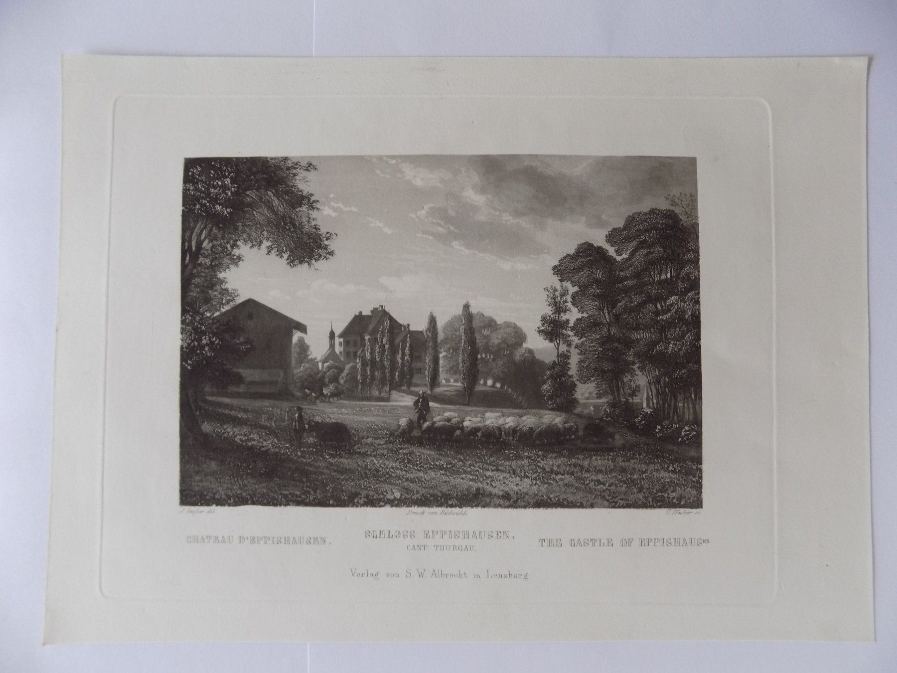 Gravures: Eppishausen Schloss in Erlen – D'occasion à Risch par Rischli15