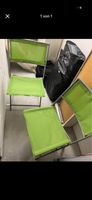 2er Set grüne Gartenstühle, gut erhalten, ideal für Sommer (