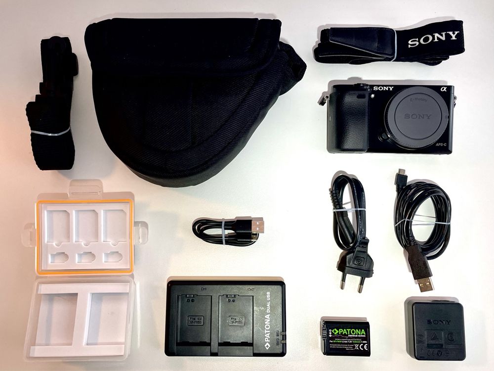 Sony Alpha 6000 inkl. Zubehör (Schnäppchen!) (Neu (gemäss Beschreibung ...