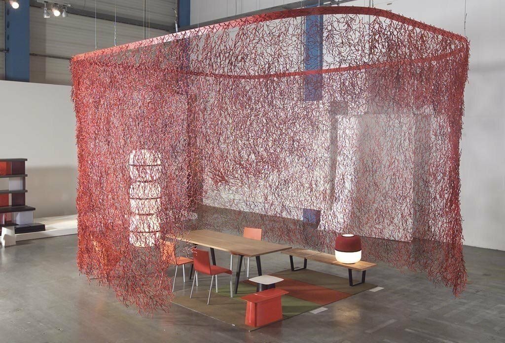 Vitra Tutte le decorazioni: 100x Vitra Algues  Bouroullec  Light Red – Usato da Zollikofen venduto da OberliAG