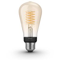 4x PHILIPS HUE LED Birne White Filament BT (E27, 7 W)