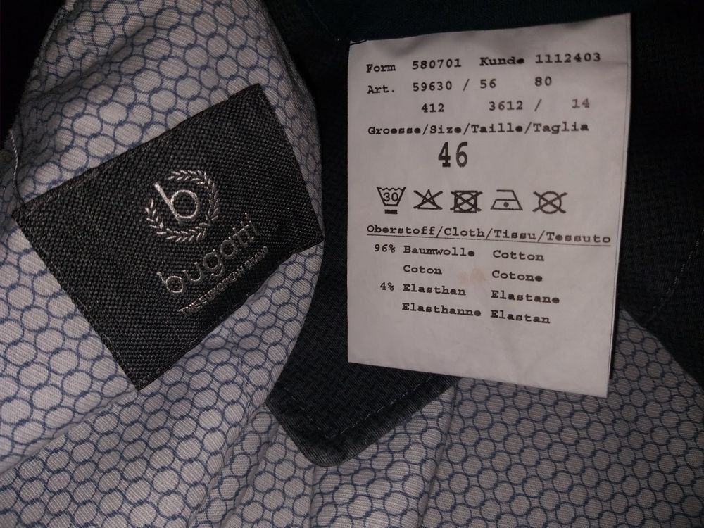 Gilet & Giacche: Gilet / Weste BUGATTI  Taille / Grosse 46 (S)....... – Usato da Cossonay-ville venduto da Super-Price-Quality 9