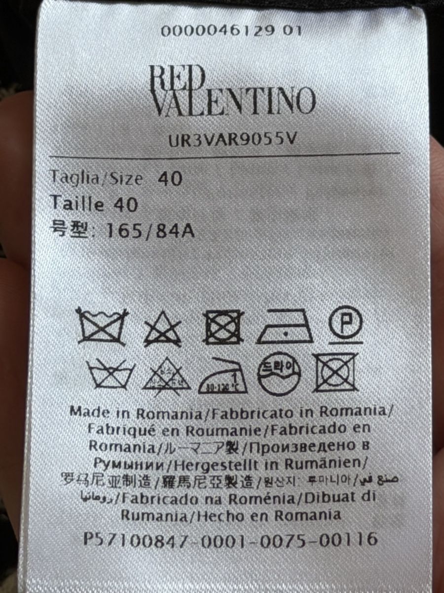 Valentino Vestiti: Timeless Valentino Red - Vichy pattern mini dress – Nuovo (secondo la descrizione) da Basel venduto da dan_vp6l 4