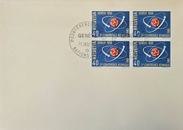 toller Brief mit 338 im 4er Block mit Sonder-Stempel ab 1.--