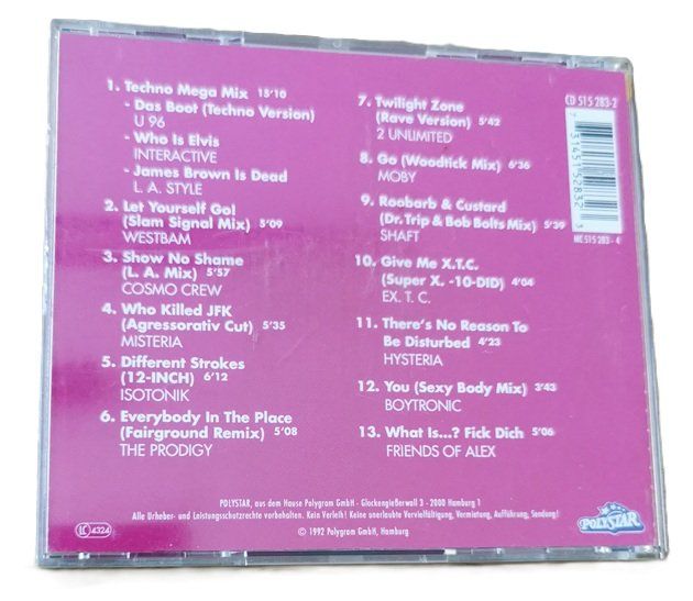 CD: TECHNO  (CD, 1992) – Usato da Wilen b. Wollerau venduto da morethanmusic 1
