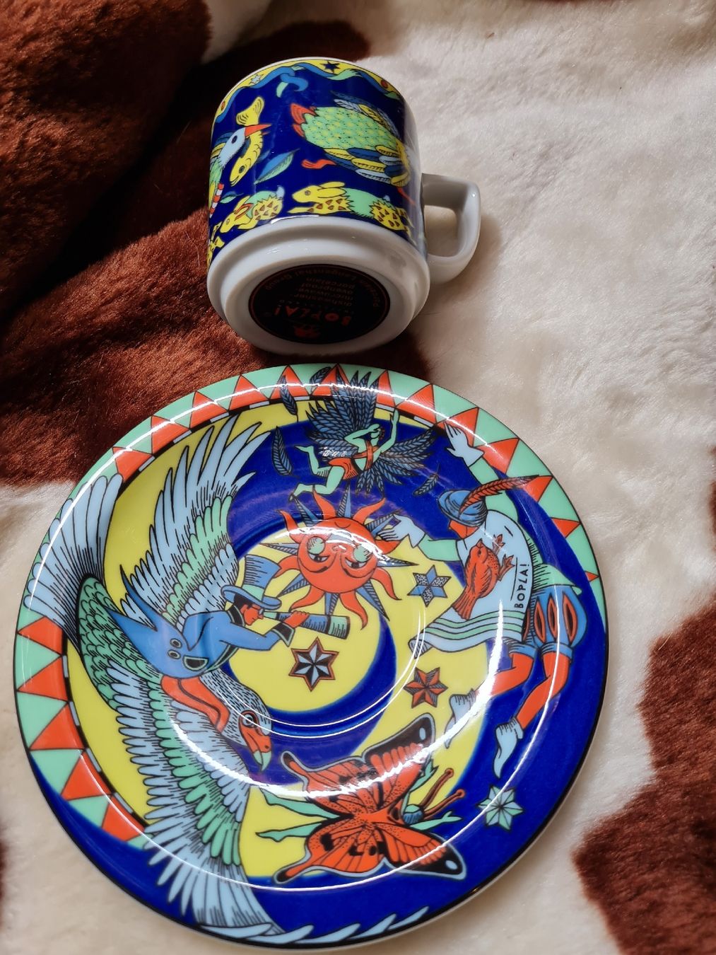 Bopla Tazze: BoplaEspresso Tasse mit Unterteller neu – Nuovo (secondo la descrizione) da Münsingen venduto da Cuci31 1