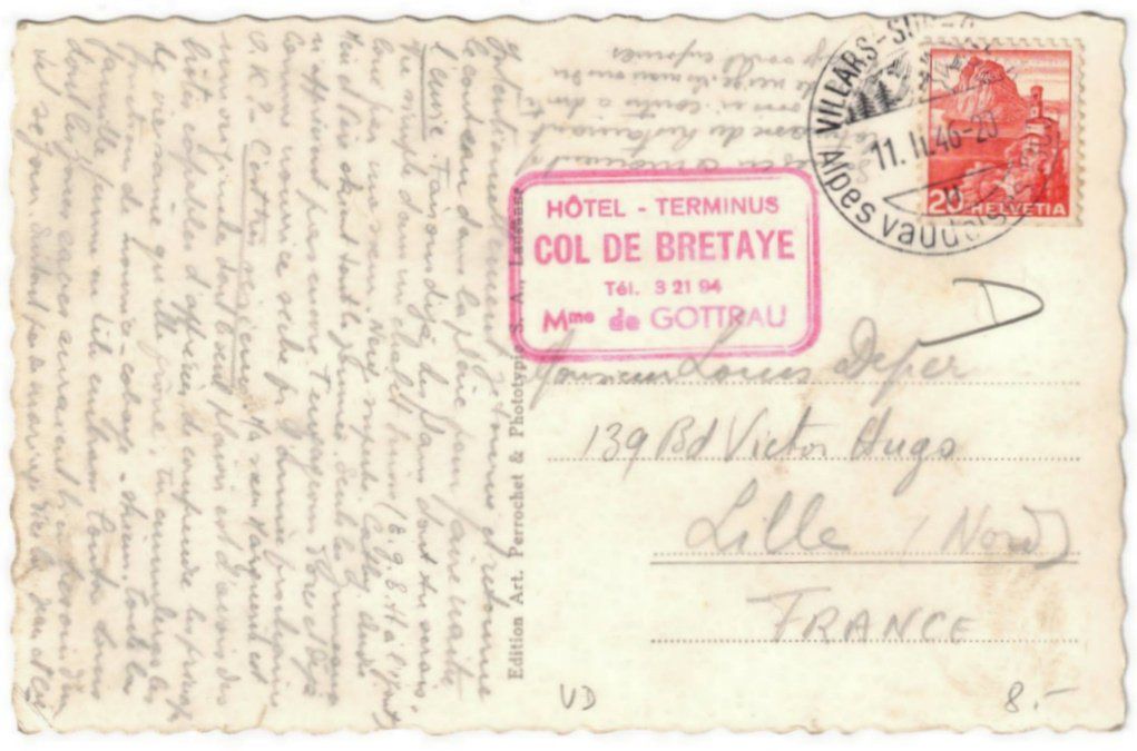 Cartoline postali: Villars - Col de Bretaye – Usato da Binningen venduto da Mountainrider 1