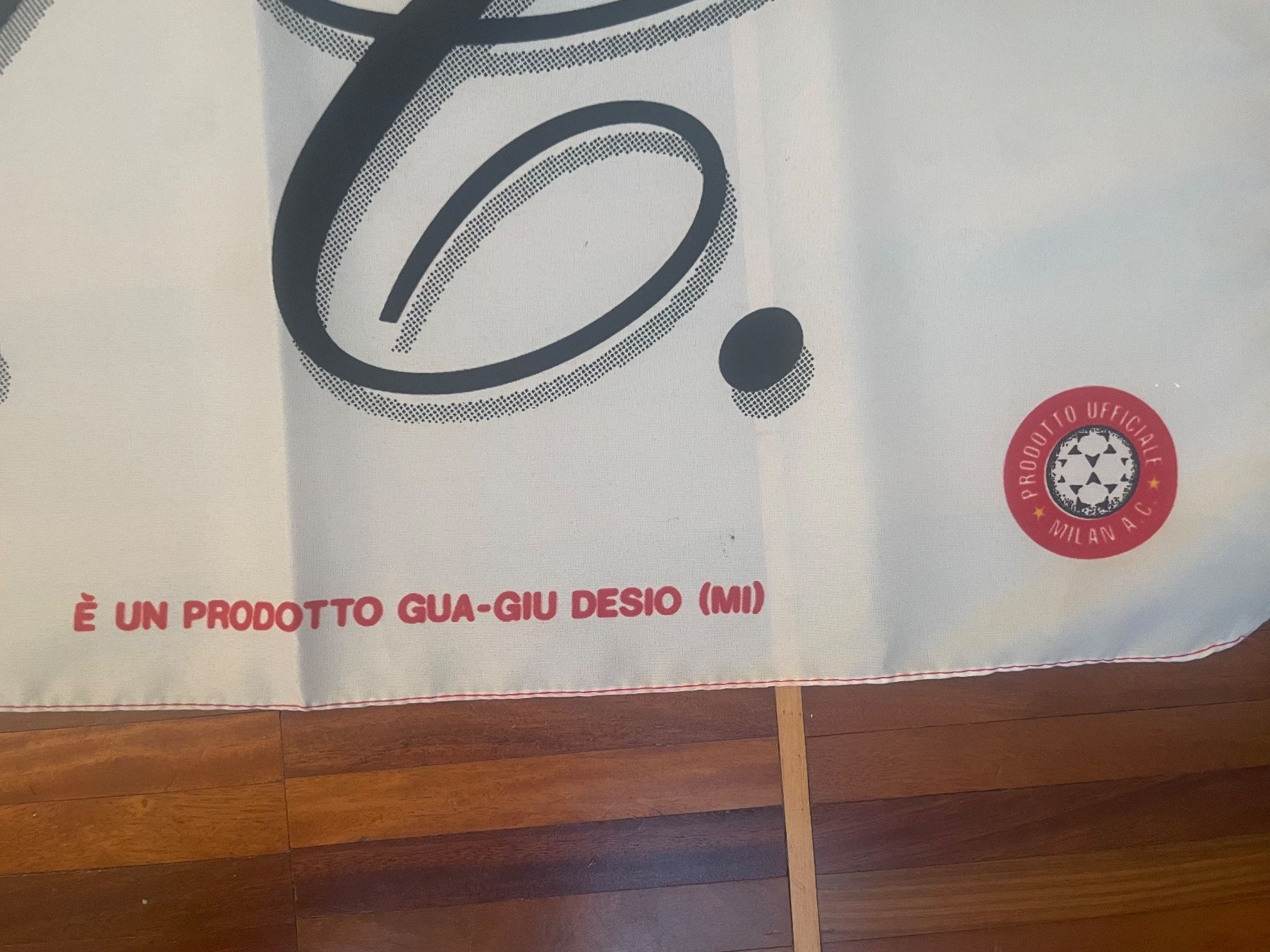 Bandiere: AC Milan Fahne – Usato da Winterthur venduto da alfa1285 2
