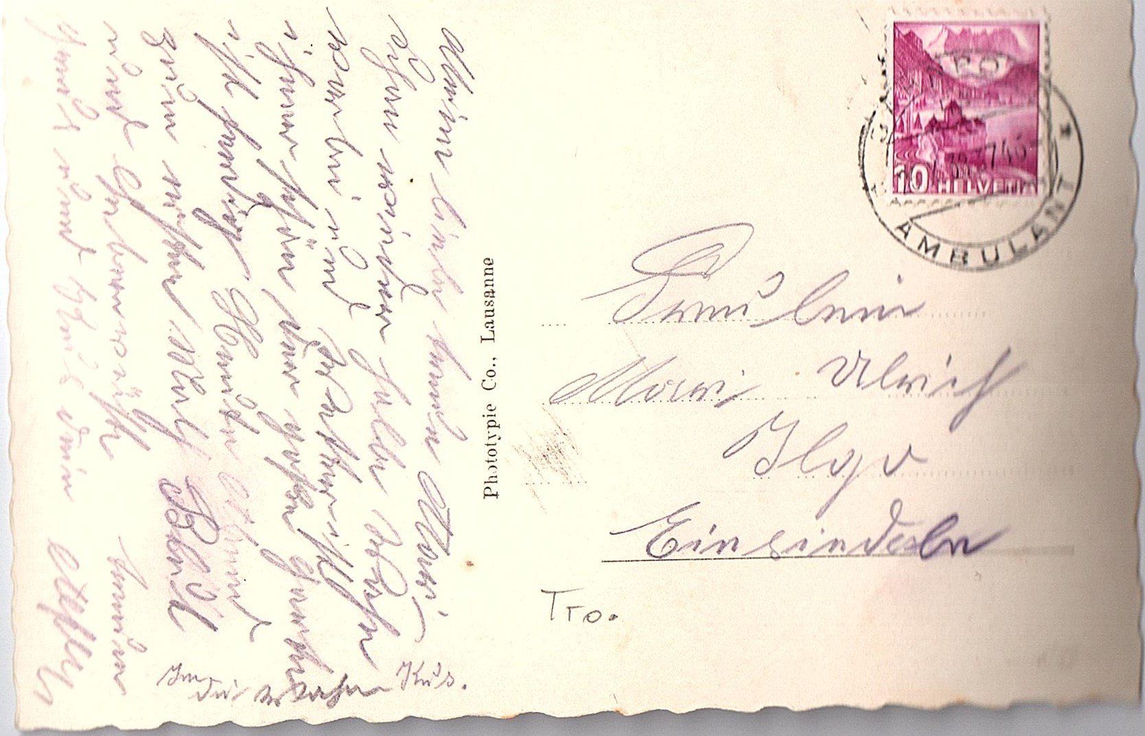 Cartoline postali: Ansichtskarte Bernhardiner Chiens du St Bernard – Usato da Mörschwil venduto da aik_x8mc 1