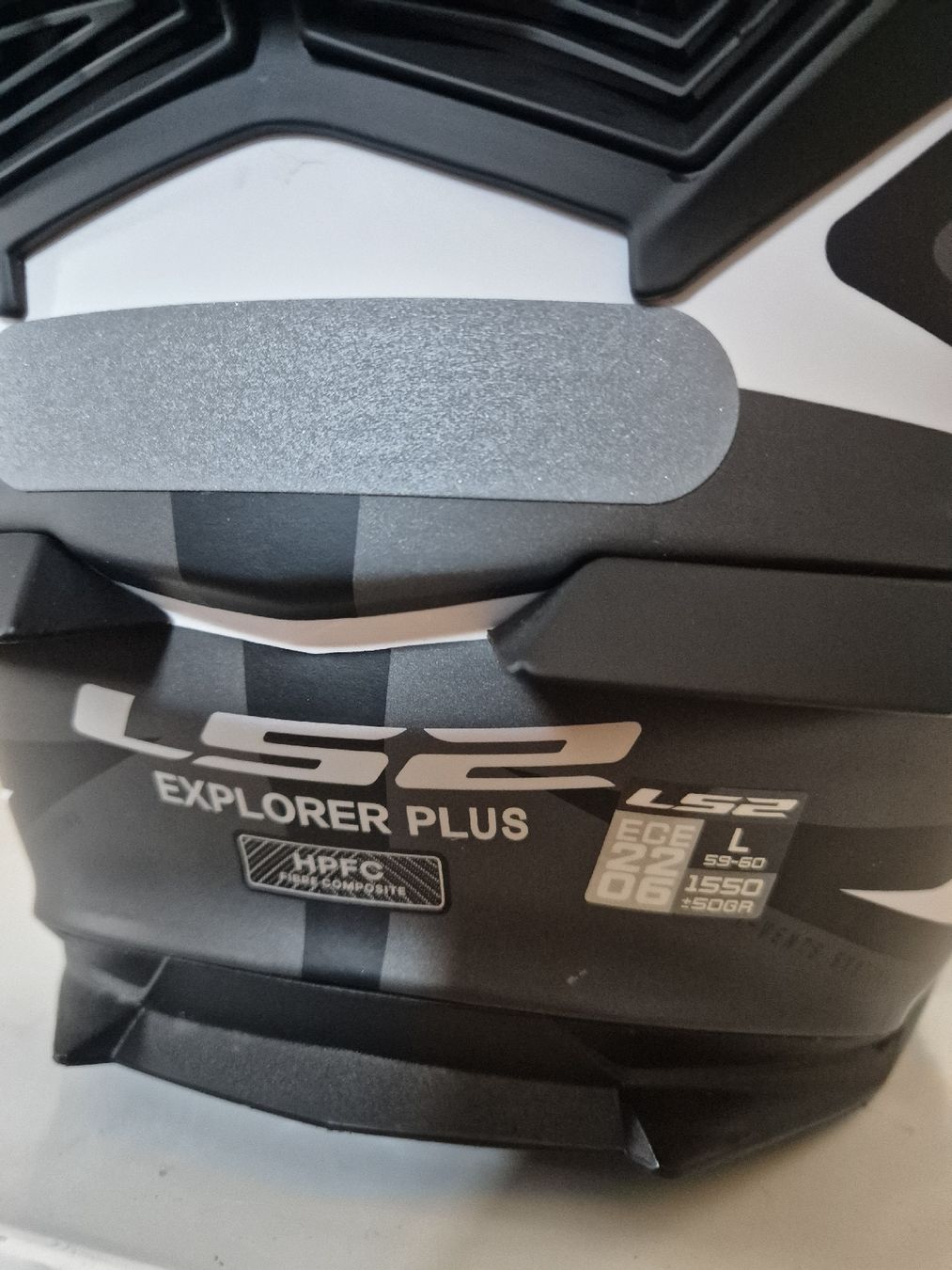 Caschi & visiere: Casque moto Explorer Plus blanc noir gris taille L – Nuovo (secondo la descrizione) da Sissach venduto da Dwilson0 4