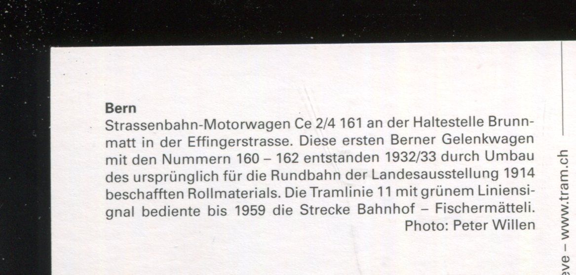 Cartoline postali: Bern, Strassenbahn-Motorwagen – Usato da Aarau venduto da Elmaar41 1
