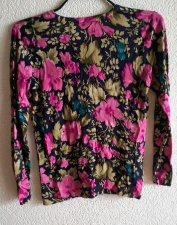 Pull à fleurs Femme Taille M état neuf