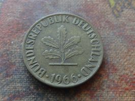 DEUTSCHLAND 5 Pfennig 1966