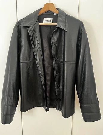 Vegane Lederjacke