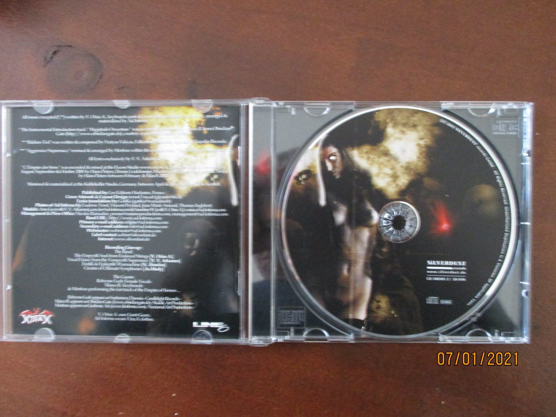 CD: Ad Inferna -   L'empire Des Sens – Usato da Liestal venduto da Disc-Point 1