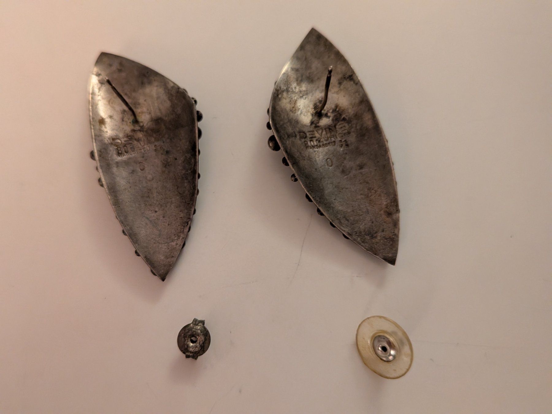 Orecchini pendenti & Orecchini a lobo: Ohrstecker Silber 800 Devine Zürich – Usato da Emmen venduto da magelan 4
