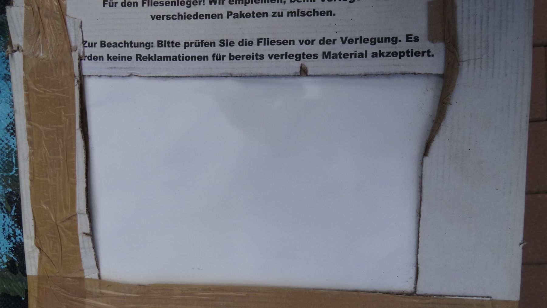 Rivestimenti per pavimenti: Wandfliesen – Nuovo (secondo la descrizione) da Ehrendingen venduto da CHMEX 5