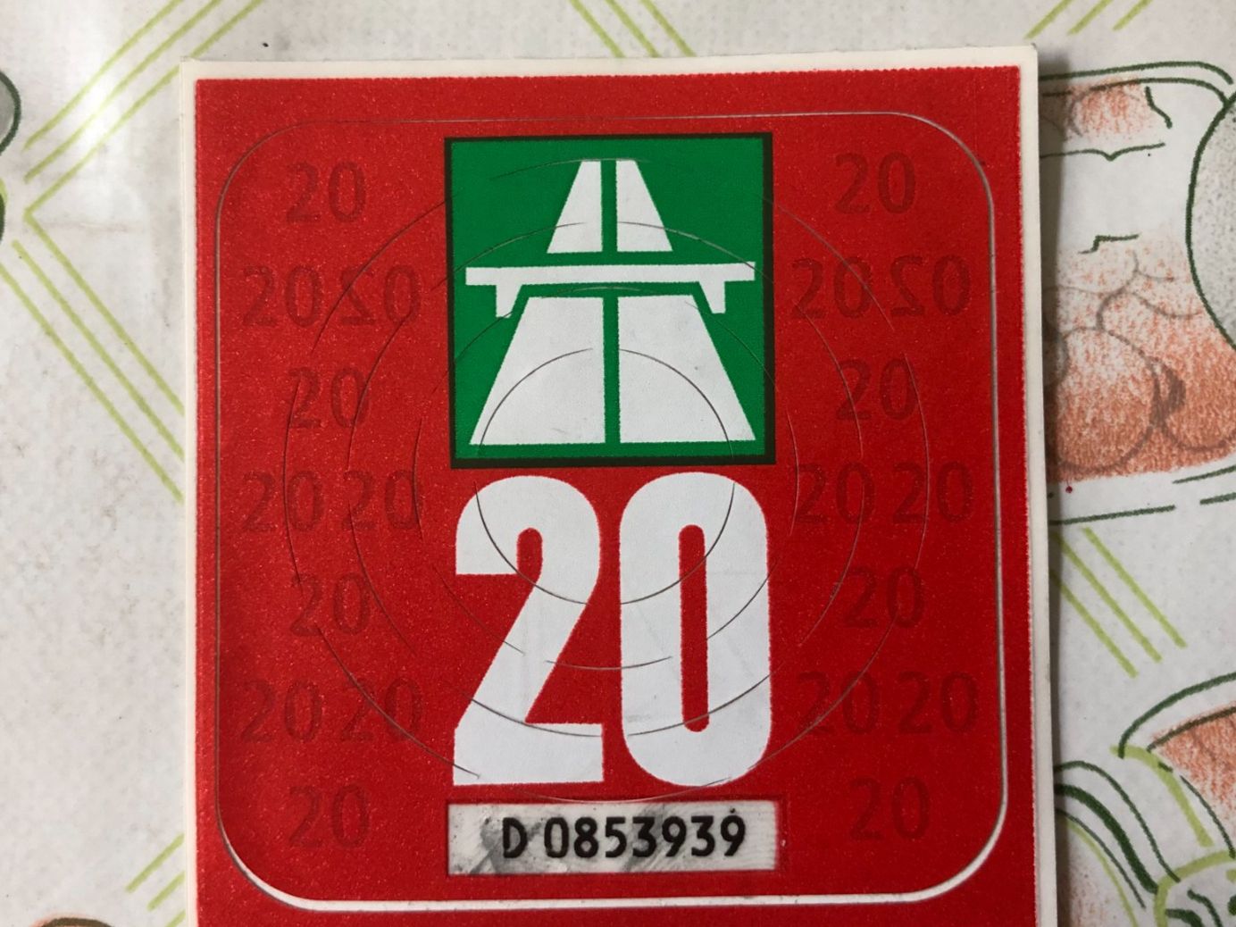 Vignette autostradali: Autobahnvignette 2020 – Usato da Ganterschwil venduto da ganterb