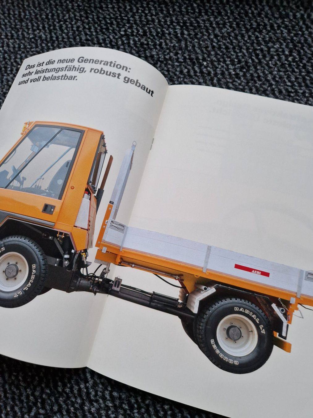 Aebi Trattori: Original Prospekt Aebi Transporter Kommunal – Usato da Dürnten venduto da Bachtel84 4