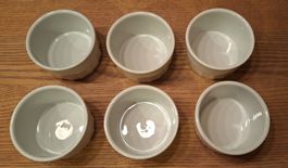 6x Porzellan Auflaufförmchen du Reussy