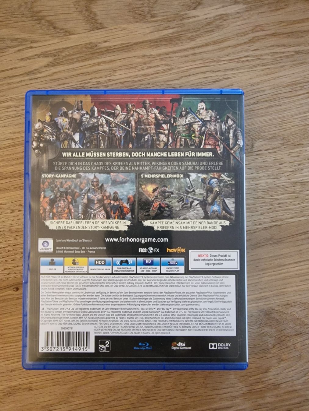 Giochi: For Honor PS4 – Usato da Winterthur venduto da mille89 1