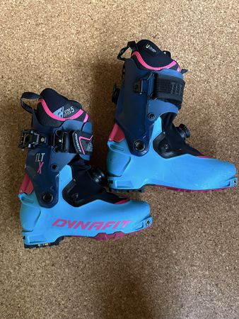 DYNAFIT TLT X W TOURENSKISCHUHE SILVRETTA / PINK DAMEN