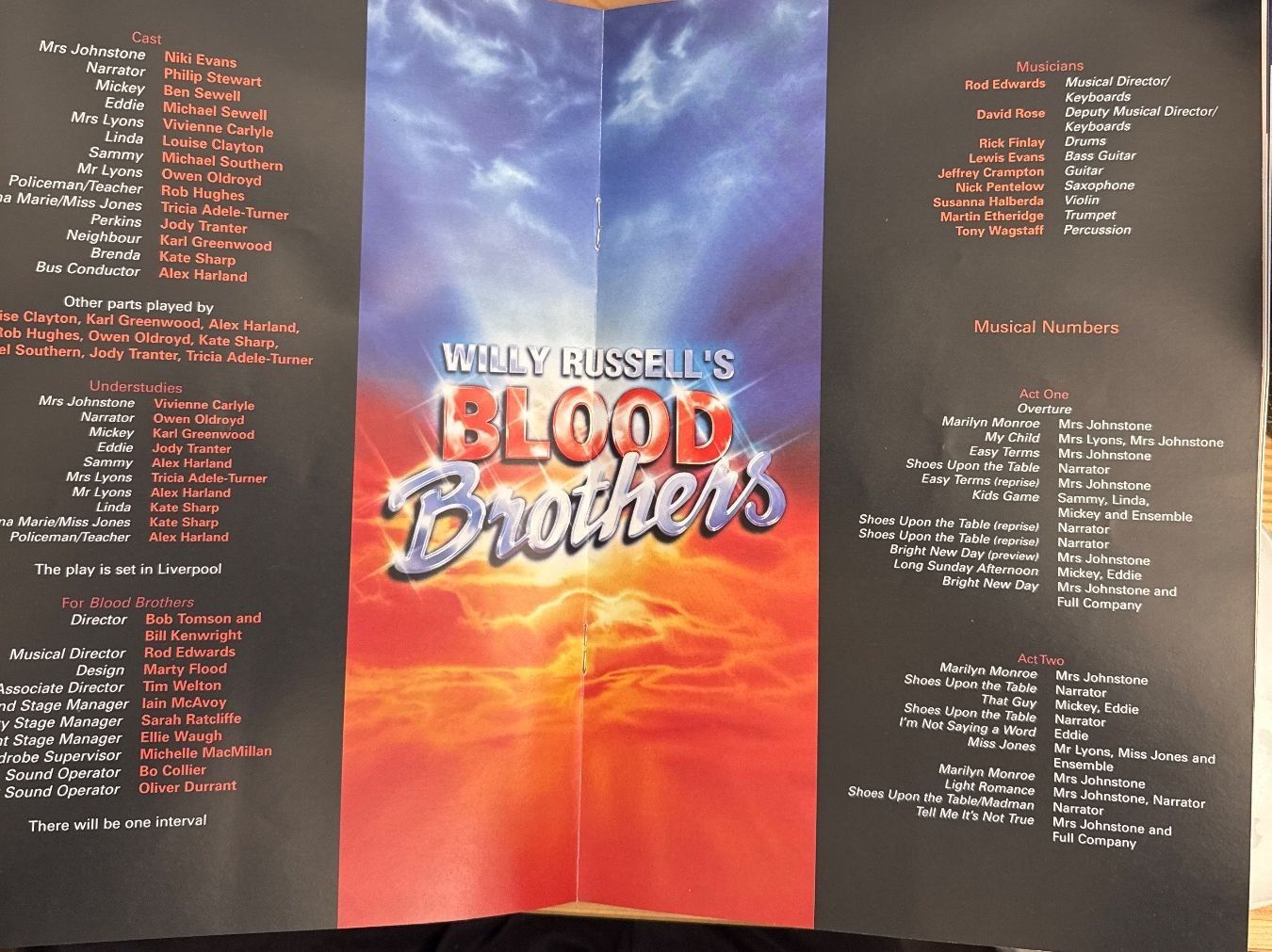 Riviste & Magazine: Programmheft "Blood Brothers", Phoenix Theatre London, 2009 – Usato da Zürich venduto da Tarafo5 1