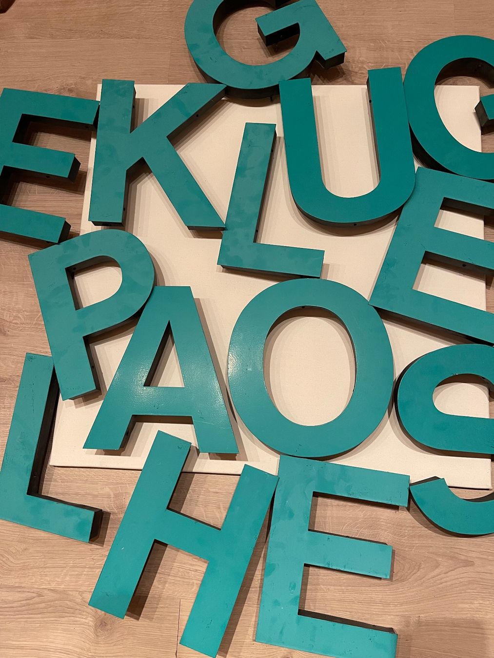 Toutes les décorations: Alublech-Buchstabe K – D'occasion à Thalwil par alfons03 6